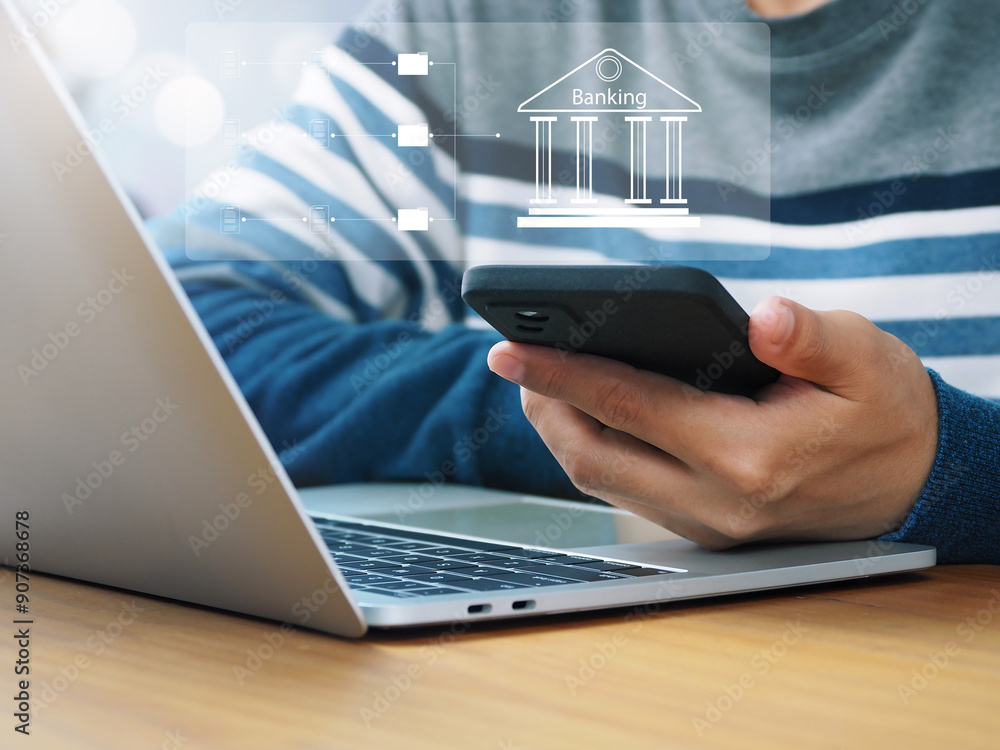 Poster access to financial transaction and investment document information on the internet via smartphones