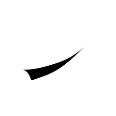 tail text swoosh 