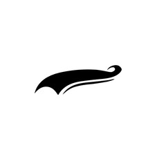 tail text swoosh 