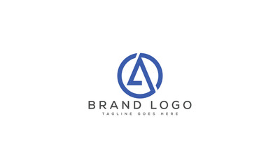 letter A logo design vector template design for brand.