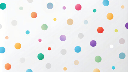 Colorful balloon circles seamless pattern vector design for paper, card, and fun backdrop