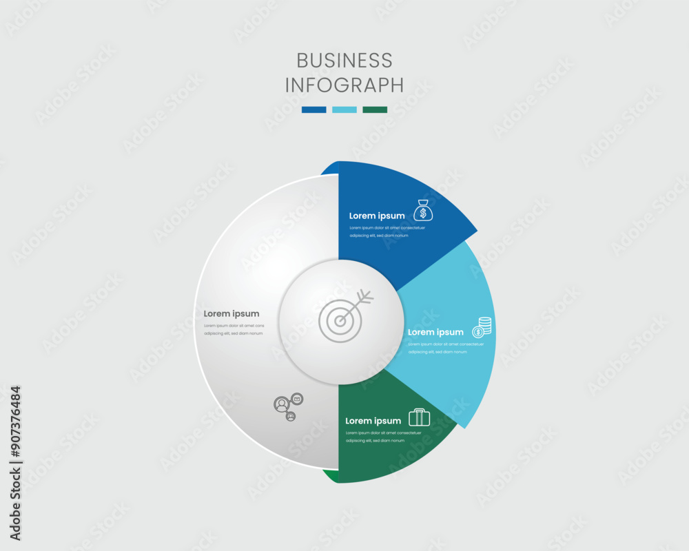 Aufkleber infographic design template. creative concept with 4 steps. can be used for workflow layout, diagram