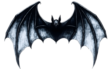 Bat isolated on transparent background png.