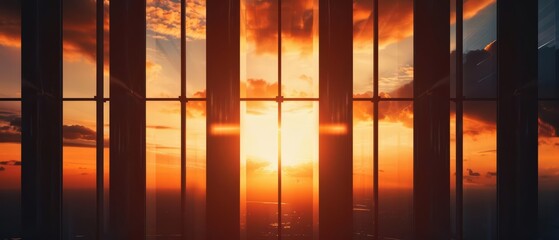 An ultramodern, supernatural scene, a bustling marketing office hums with creativity and strategy, with sunlight filtering through large windows