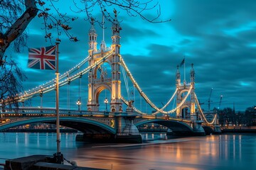 Tower bridge London while open bridge for big boat pass at Thames river travel destination