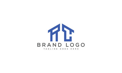 letter RC logo design vector template design for brand.
