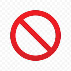vector A red icon no sign design
