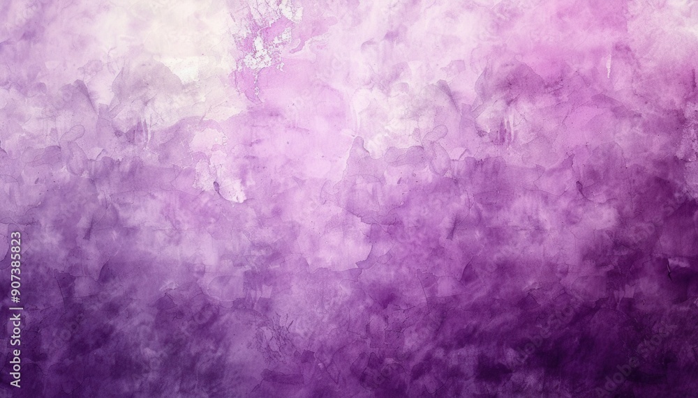 Poster abstract purple watercolor background with gradients and textures displaying soft blending effects