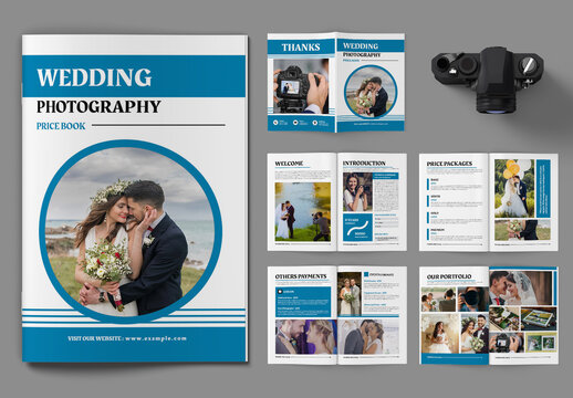 Wedding Photography Price Book Template Layout