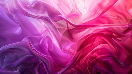 Obraz premium Elegant Gradient Frosted Glass with Flowing Magenta and Rose Tones Reflecting Modern Aesthetics and Sophistication in Interior Design