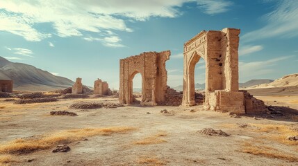 Ancient Ruins in the Desert