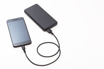 スマホとモバイルバッテリー