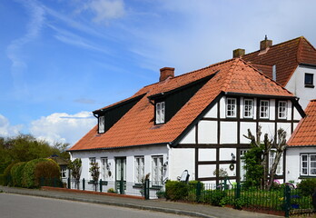 Historical Building in the Town Arnis, Schleswig - Holstein