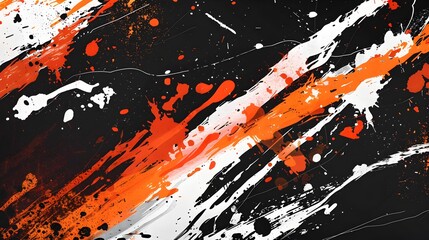 Vibrant Abstract Splatter and Grunge Textures Sports Background