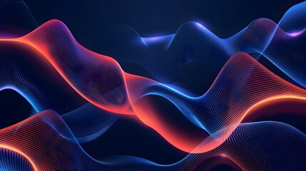 Fototapeta premium Stylized Dynamic Fluid Wave and Ripple Effects Background for Sports or Digital Art