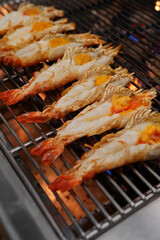 Seafood, appetizer, background, boil, bowl, buffet, chinese, close-up, closeup, cook, cooked, cooking, cuisine, food, frozen, glass, ice, iced, natural, people, raw, red, shot, shrimp, shrimps, studio