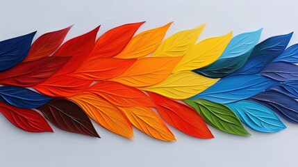 Fototapeta premium Artistic Autumn Display Showcasing Four Seasons