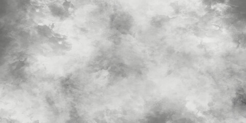 Abstract Black and white old stained grunge grey shades watercolor background. Watercolor white and light gray texture, background. Illustration.