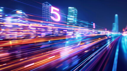 5G network infrastructure enabling high-speed connectivity 