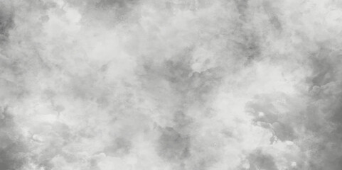 Abstract Black and white old stained grunge grey shades watercolor background. Watercolor white and light gray texture, background. Illustration.