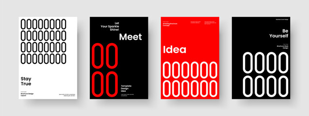 Fototapeta premium Abstract Report Template. Isolated Book Cover Design. Creative Banner Layout. Flyer. Brochure. Business Presentation. Background. Poster. Portfolio. Brand Identity. Handbill. Notebook. Magazine