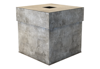 ballot box isolated on transparent background.