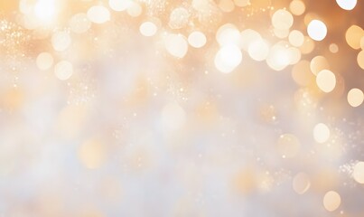 bright white and gold fireworks copy space, Generative AI