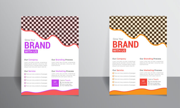 Creative and Futuristic business Flyer design. marketing, business proposal, promotion, advertise, publication. flyer design template for print. Creative Flyer Layout