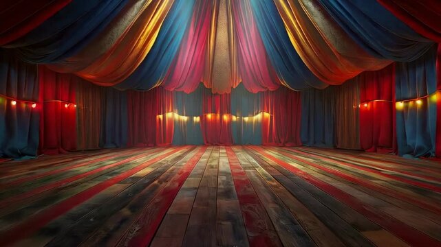 video of Circus tent from inside