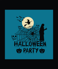 Happy Halloween Vector T-Shirt Design, Template