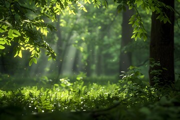 Fototapeta premium Sunlight Through the Trees