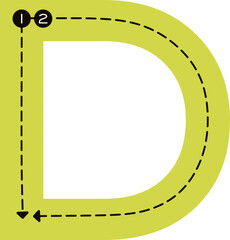Capital Letter Tracing Guide