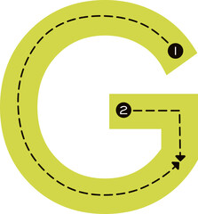 Capital Letter Tracing Guide