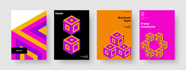 Obraz premium Modern Business Presentation Design. Geometric Banner Layout. Abstract Poster Template. Background. Brochure. Flyer. Book Cover. Report. Leaflet. Brand Identity. Handbill. Portfolio. Advertising