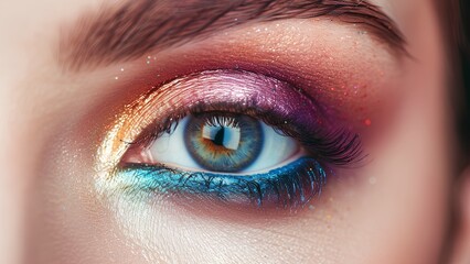 Obraz premium Vibrant Visions: A Comprehensive Guide to Eye Shadows