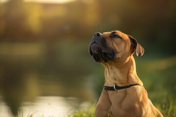 Fototapeta premium Bullmastiff Dog Portrait