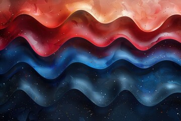 abstract background in colors and patterns for Patriot Day 