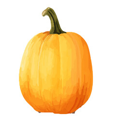 watercolor pumpkin. Fresh and healthy vegetables. Farm vegetables. fall autumn Pumpkin element Png, watercolor illustration, Autumn Halloween Watercolor Pumpkin.