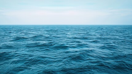 Fototapeta premium vast ocean background providing serene blue