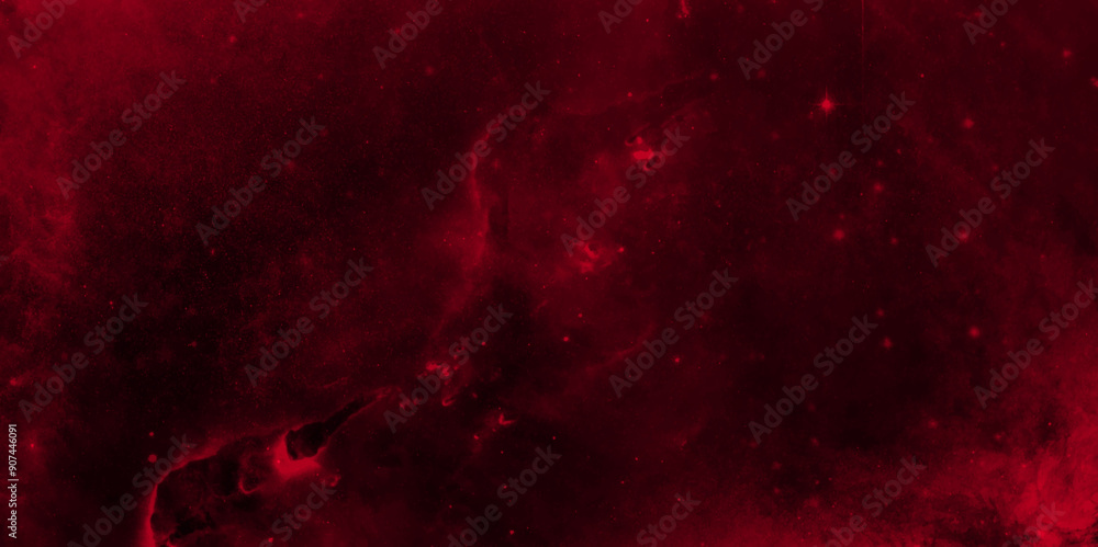 Aufkleber universe with nebulae, galaxies and star clusters. space background fantastic outer view with realis