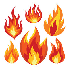 Fire Icons Set