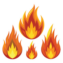 Fire Icons Set
