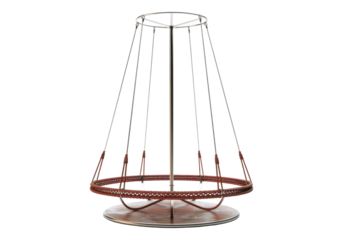 tramboline isolated on transparent background.