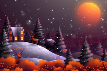 Festive Green Holiday Design