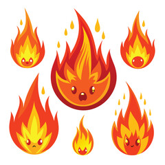 Fire Icons Set