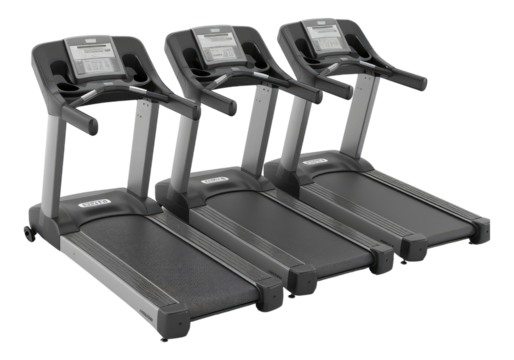 treadmills isolated on transparent background.