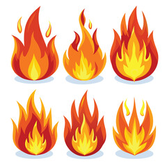 Fire Icons Set