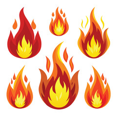 Fire Icons Set