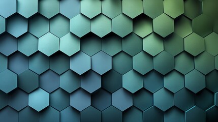 Naklejka premium Black and white seamless geometric pattern with hexagonal grid, honeycomb texture, and metal design for technology backdrop