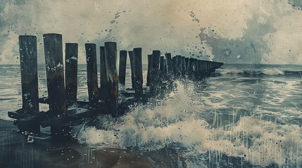 Fototapeta premium Blank canvas ready for creative text overlay